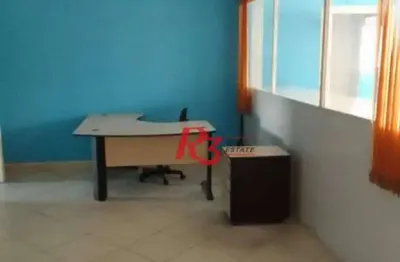 Conjunto para alugar, 210 m² por r$ 2.500,00/mês - centro - santos/sp