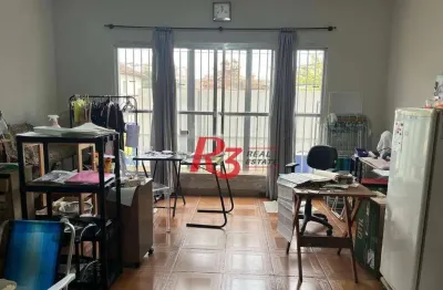 Sobrado à venda, 115 m² por r$ 639.000,00 - ponta da praia - santos/sp