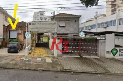 Terreno à venda, 420 m² por r$ 2.000.000,00 - aparecida - santos/sp