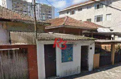 Terreno à venda, 300 m² por r$ 1.170.000,00 - ponta da praia - santos/sp