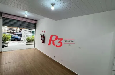 Loja para alugar, 30 m² por r$ 3.000,00/ano - gonzaga - santos/sp