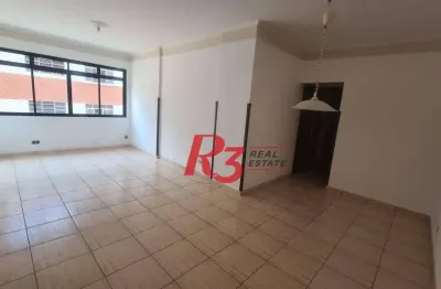 Apartamento com 2 dormitórios à venda, 91 m² por r$ 590.000,00 - campo grande - santos/sp