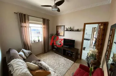 Apartamento à venda, 47 m² por r$ 299.000,00 - boqueirão - santos/sp