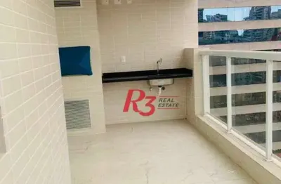 Apartamento à venda, 101 m² por r$ 1.600.000,00 - gonzaga - santos/sp