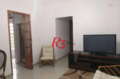 Apartamento com 2 dormitórios para alugar, 72 m² por r$ 3.500,00/mês - boqueirão - santos/sp