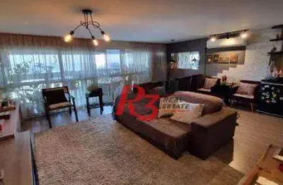 Apartamento à venda, 134 m² por r$ 850.000,00 - embaré - santos/sp