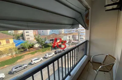 Apartamento com 3 dormitórios à venda, 163 m² por r$ 1.000.000,00 - boqueirão - santos/sp
