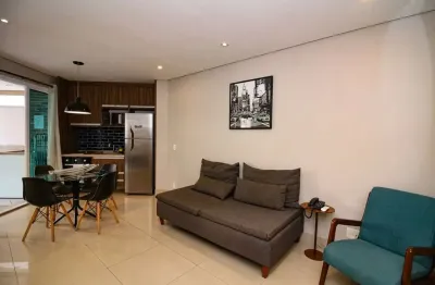 Apartamento com 1 dormitório à venda, 63 m² por r$ 766.000,00 - pompéia - santos/sp