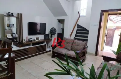 Sobrado com 3 dormitórios à venda, 226 m² por r$ 700.000,00 - centro - são vicente/sp