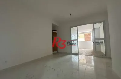 Apartamento com 2 dormitórios para alugar, 67 m² por r$ 4.800,00/mês - boqueirão - santos/sp
