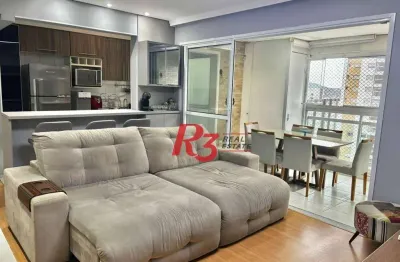 Apartamento à venda, 78 m² por r$ 800.000,00 - ponta da praia - santos/sp