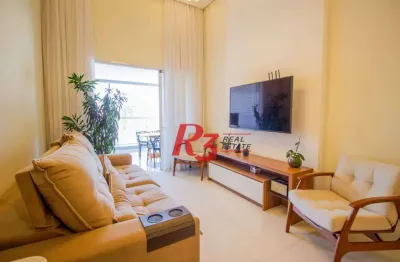 Apartamento com 2 dormitórios à venda, 114 m² por r$ 1.650.000,00 - pompéia - santos/sp