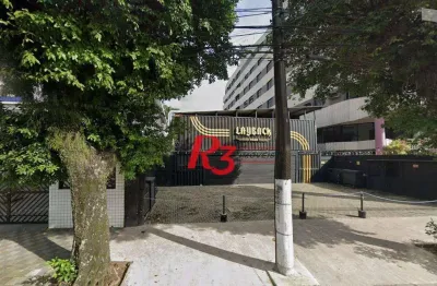 Terreno, 736 m² - venda por r$ 7.500.000,00 ou aluguel por r$ 37.900,00/mês - boqueirão - santos/sp