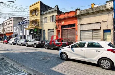 Terreno à venda, 250 m² por r$ 798.000,00 - macuco - santos/sp