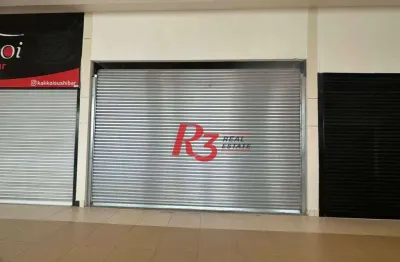 Loja para alugar, 36 m² por r$ 5.000,00/mês - vila matias - santos/sp