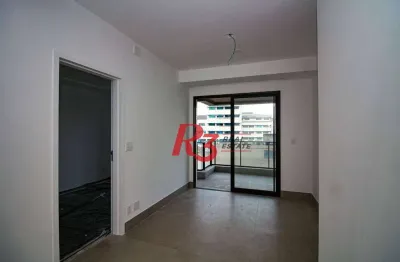Apartamento com 1 dormitório à venda, 54 m² por r$ 777.000,00 - boqueirão - santos/sp
