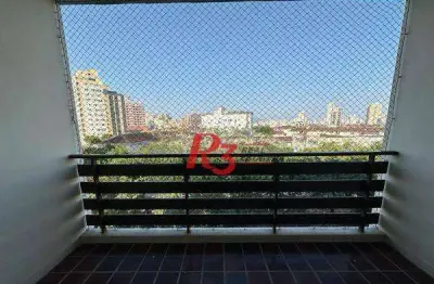 Apartamento à venda, 149 m² por r$ 1.000.000,00 - boqueirão - santos/sp