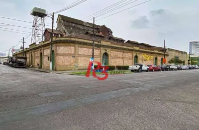 Galpão para alugar, 5000 m² por r$ 127.000,00/mês - paquetá - santos/sp