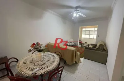 Apartamento com 2 dormitórios à venda, 103 m² por r$ 700.000,00 - boqueirão - santos/sp