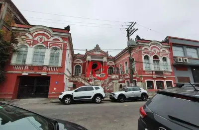 Sobrado para alugar, 1864 m² por r$ 45.000,00/mês - paquetá - santos/sp
