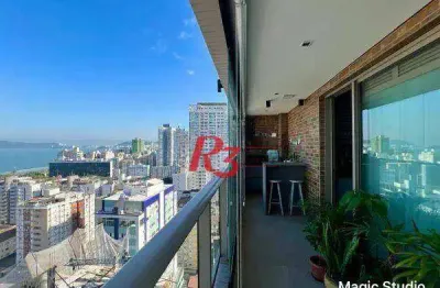 Apartamento à venda, 88 m² por r$ 1.700.000,00 - aparecida - santos/sp