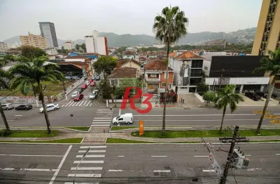 Sala para alugar, 115 m² por r$ 4.500,02/mês - vila mathias - santos/sp