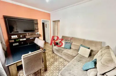 Apartamento à venda, 72 m² por r$ 350.000,00 - embaré - santos/sp