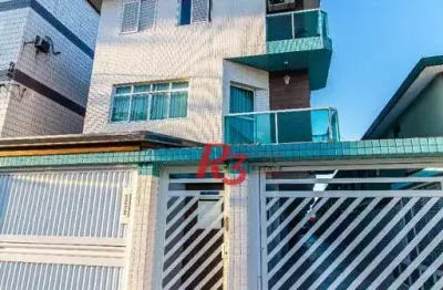Sobrado com 3 dormitórios à venda, 140 m² por r$ 730.000,00 - estuário - santos/sp