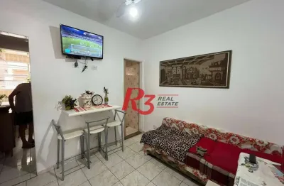 Apartamento à venda, 43 m² por r$ 345.000,00 - ponta da praia - santos/sp