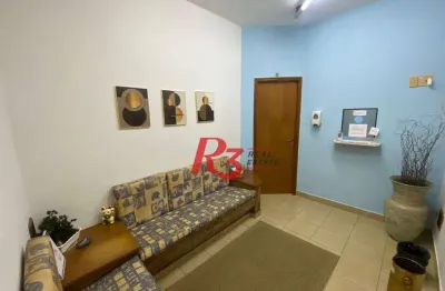 Conjunto à venda, 114 m² por r$ 390.000,00 - pompéia - santos/sp