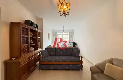 Apartamento com 2 dormitórios à venda, 127 m² por r$ 700.000,00 - aparecida - santos/sp