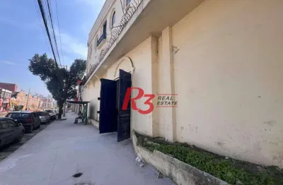 Salão para alugar, 1000 m² por r$ 10.000,00/mês - centro - santos/sp