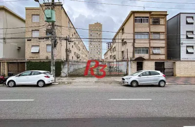 Terreno, 735 m² - venda por r$ 2.500.000,00 ou aluguel por r$ 25.000,00/mês - aparecida - santos/sp