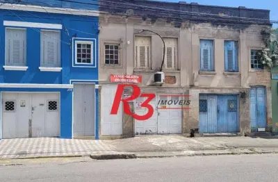 Casa com 1 dormitório à venda, 117 m² por r$ 375.000,00 - macuco - santos/sp