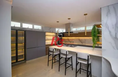 Apartamento com 3 quartos à venda, 272 m² por r$ 2.950.000 - gonzaga - santos/sp