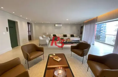 Apartamento com 4 quartos à venda, 257 m² por r$ 3.130.000 - gonzaga - santos/sp