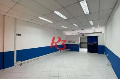 Loja para alugar, 82 m² por r$ 4.430,01/mês - centro - santos/sp