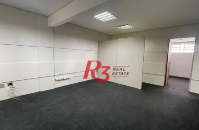 Conjunto para alugar, 118 m² por r$ 2.500,02/mês - centro - santos/sp