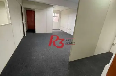 Conjunto para alugar, 118 m² por r$ 2.800,02/mês - centro - santos/sp