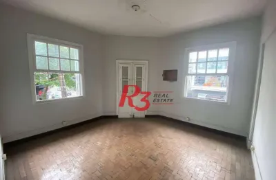 Salão para alugar, 100 m² por r$ 7.000,00/mês - gonzaga - santos/sp