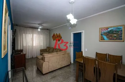 Apartamento à venda, 179 m² por r$ 710.000,00 - embaré - santos/sp