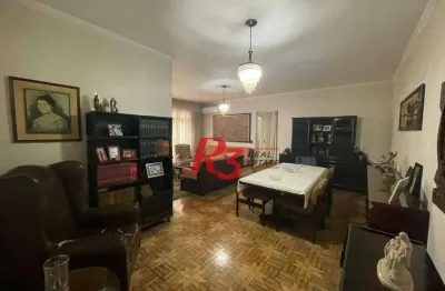 Apartamento à venda, 100 m² por r$ 535.000,00 - embaré - santos/sp