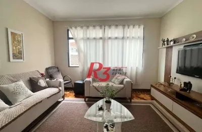 Apartamento à venda, 96 m² por r$ 690.000,00 - ponta da praia - santos/sp