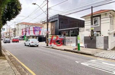 Sala para alugar, 18 m² por r$ 2.500,00/mês - campo grande - santos/sp