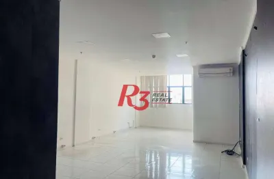 Sala para alugar, 55 m² por r$ 2.500,00/mês - centro - santos/sp