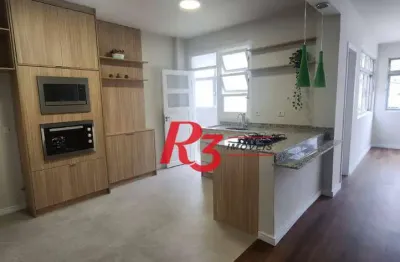 Apartamento à venda, 111 m² por r$ 910.000,00 - boqueirão - santos/sp