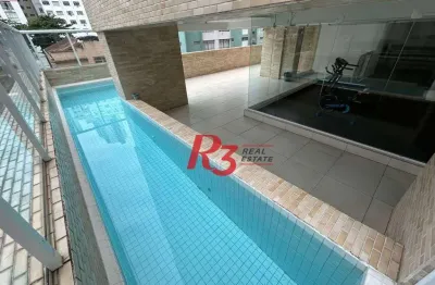 Apartamento à venda, 43 m² por r$ 336.000,00 - josé menino - santos/sp