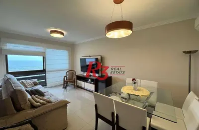Apartamento com 2 dormitórios à venda, 100 m² por r$ 1.490.000,00 - gonzaga - santos/sp