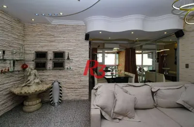 Apartamento à venda, 118 m² por r$ 1.580.000,00 - boqueirão - santos/sp