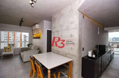 Apartamento à venda, 72 m² por r$ 980.000,00 - embaré - santos/sp